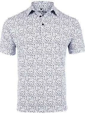 Birdie Threads Men's Medium The Bartender Golf Polo Shirt Casual Short Sleeve